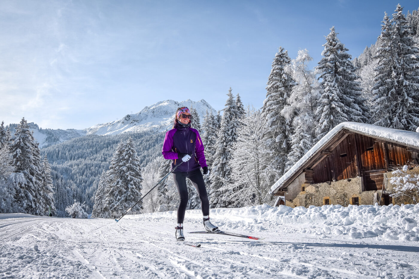Ski de fond Photo les Contamines Tourisme 1
